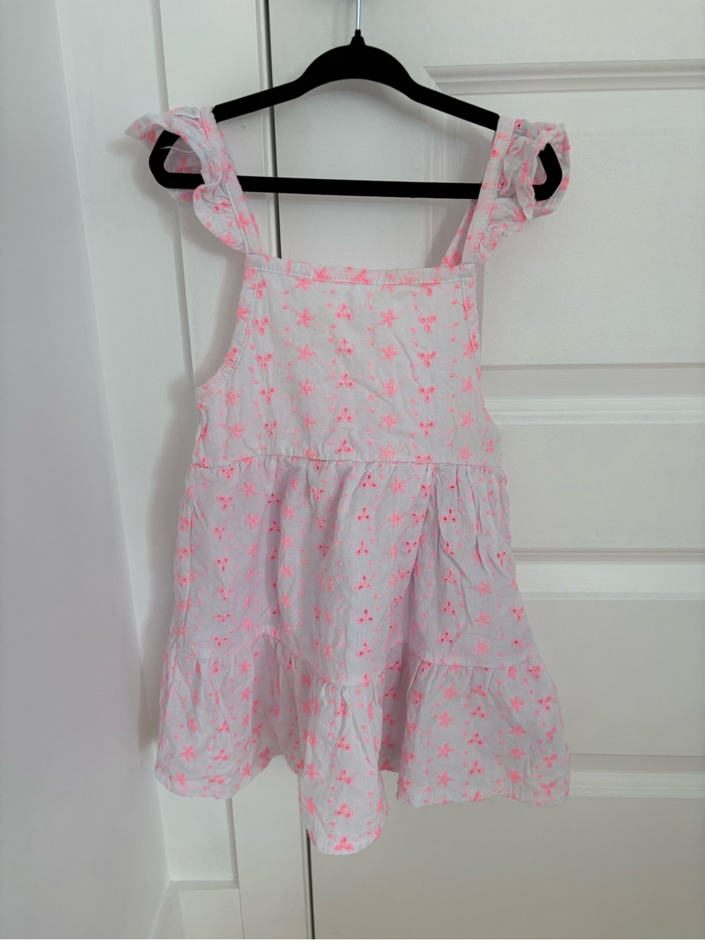 Revolution White Dress with Pink Floral Print